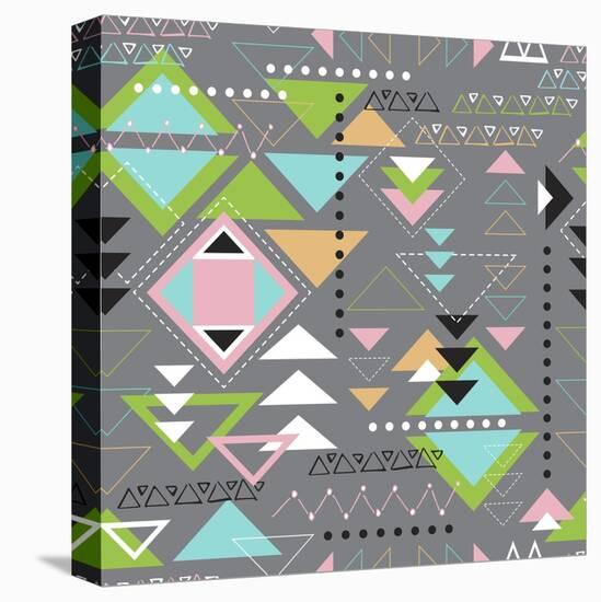 Triangle Tango-Joanne Paynter Design-Stretched Canvas