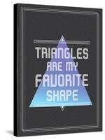 Triangles are My Favorite Shape-null-Stretched Canvas