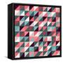 Triangles Background-AnaMarques-Framed Stretched Canvas
