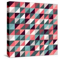 Triangles Background-AnaMarques-Stretched Canvas
