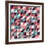 Triangles Background-AnaMarques-Framed Art Print