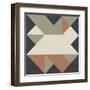 Triangles III Highland-Mike Schick-Framed Art Print