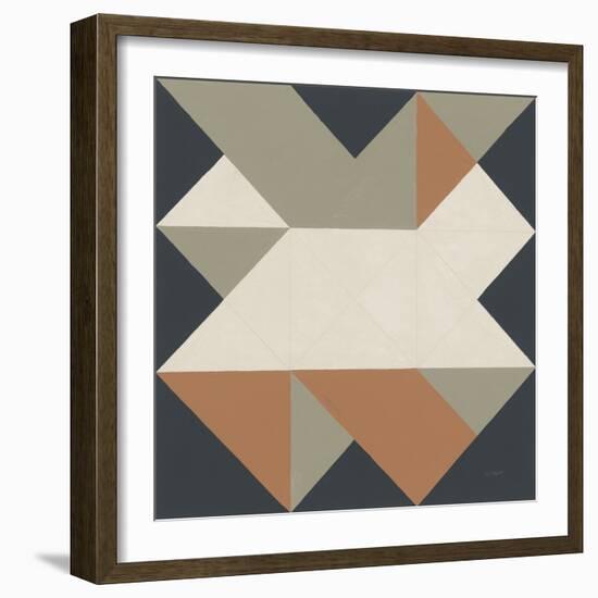 Triangles III Highland-Mike Schick-Framed Art Print