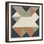 Triangles III Highland-Mike Schick-Framed Art Print