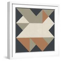 Triangles III Highland-Mike Schick-Framed Art Print