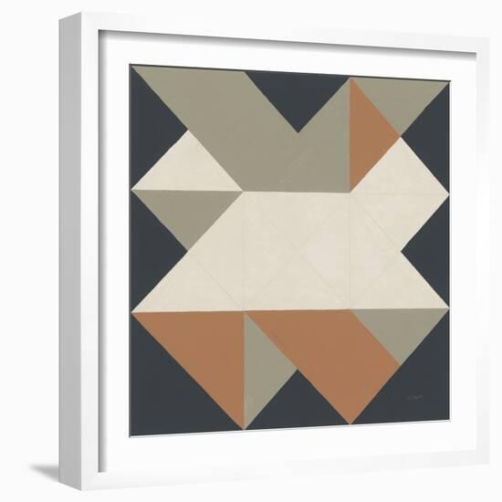 Triangles III Highland-Mike Schick-Framed Art Print