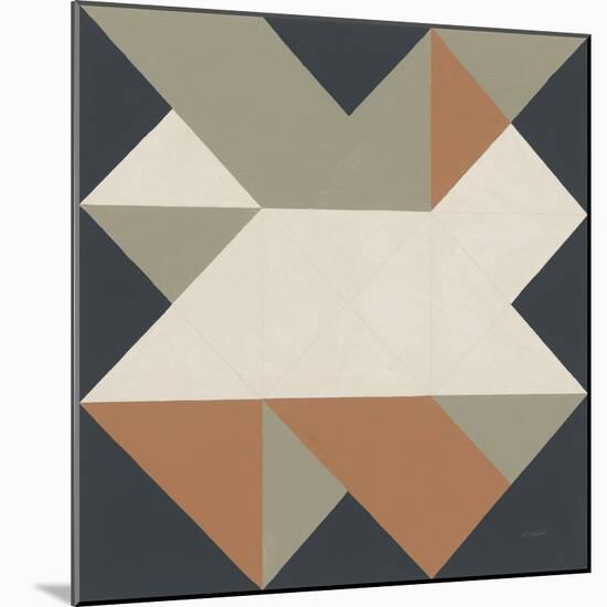 Triangles III Highland-Mike Schick-Mounted Art Print