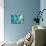 Triangles in Teal-Kimberly Allen-Mounted Premium Giclee Print displayed on a wall