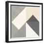 Triangles IV Neutral Crop-Mike Schick-Framed Art Print