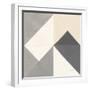 Triangles IV Neutral Crop-Mike Schick-Framed Art Print