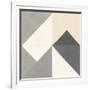 Triangles IV Neutral Crop-Mike Schick-Framed Art Print