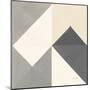 Triangles IV Neutral Crop-Mike Schick-Mounted Art Print