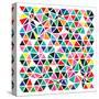 Triangles - Multicolor-Dominique Vari-Stretched Canvas