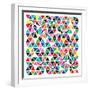Triangles - Multicolor-Dominique Vari-Framed Art Print