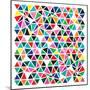 Triangles - Multicolor-Dominique Vari-Mounted Art Print