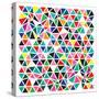 Triangles - Multicolor-Dominique Vari-Stretched Canvas