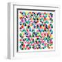 Triangles - Multicolor-Dominique Vari-Framed Art Print