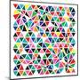 Triangles - Multicolor-Dominique Vari-Mounted Art Print