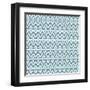 Triangles Pattern-Magnia-Framed Art Print