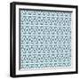 Triangles Pattern-Magnia-Framed Art Print