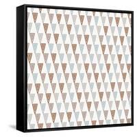 Triangles Pattern-Magnia-Framed Stretched Canvas