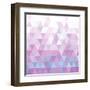 Triangles Pattern-Maksim Krasnov-Framed Art Print