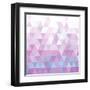 Triangles Pattern-Maksim Krasnov-Framed Art Print