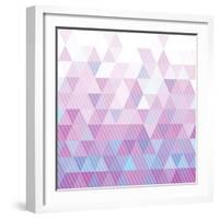 Triangles Pattern-Maksim Krasnov-Framed Art Print