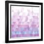 Triangles Pattern-Maksim Krasnov-Framed Art Print