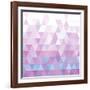 Triangles Pattern-Maksim Krasnov-Framed Art Print