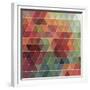 Triangles Pattern-Maksim Krasnov-Framed Premium Giclee Print