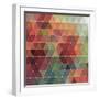 Triangles Pattern-Maksim Krasnov-Framed Art Print