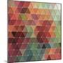 Triangles Pattern-Maksim Krasnov-Mounted Art Print