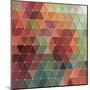 Triangles Pattern-Maksim Krasnov-Mounted Art Print