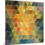 Triangles Pattern-Maksim Krasnov-Mounted Art Print