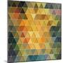 Triangles Pattern-Maksim Krasnov-Mounted Art Print