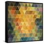 Triangles Pattern-Maksim Krasnov-Framed Stretched Canvas