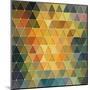 Triangles Pattern-Maksim Krasnov-Mounted Art Print