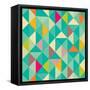 Triangles Seamless Pattern-Heizel-Framed Stretched Canvas