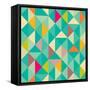 Triangles Seamless Pattern-Heizel-Framed Stretched Canvas