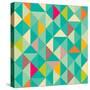 Triangles Seamless Pattern-Heizel-Stretched Canvas