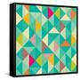 Triangles Seamless Pattern-Heizel-Framed Stretched Canvas