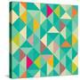 Triangles Seamless Pattern-Heizel-Stretched Canvas