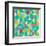 Triangles Seamless Pattern-Heizel-Framed Art Print