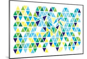 Triangles - Spring-Dominique Vari-Mounted Art Print