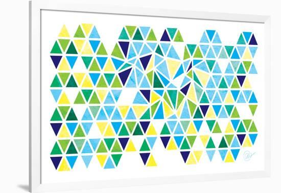 Triangles - Spring-Dominique Vari-Framed Art Print