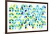 Triangles - Spring-Dominique Vari-Framed Art Print