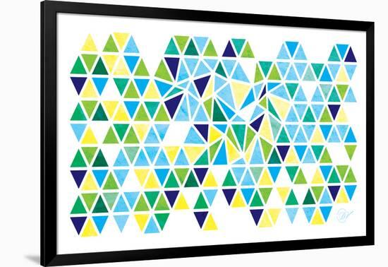 Triangles - Spring-Dominique Vari-Framed Art Print