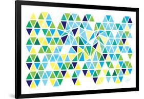 Triangles - Spring-Dominique Vari-Framed Art Print