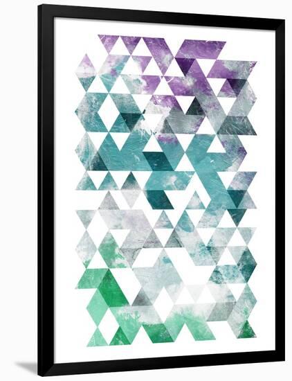 Triangles-OnRei-Framed Art Print